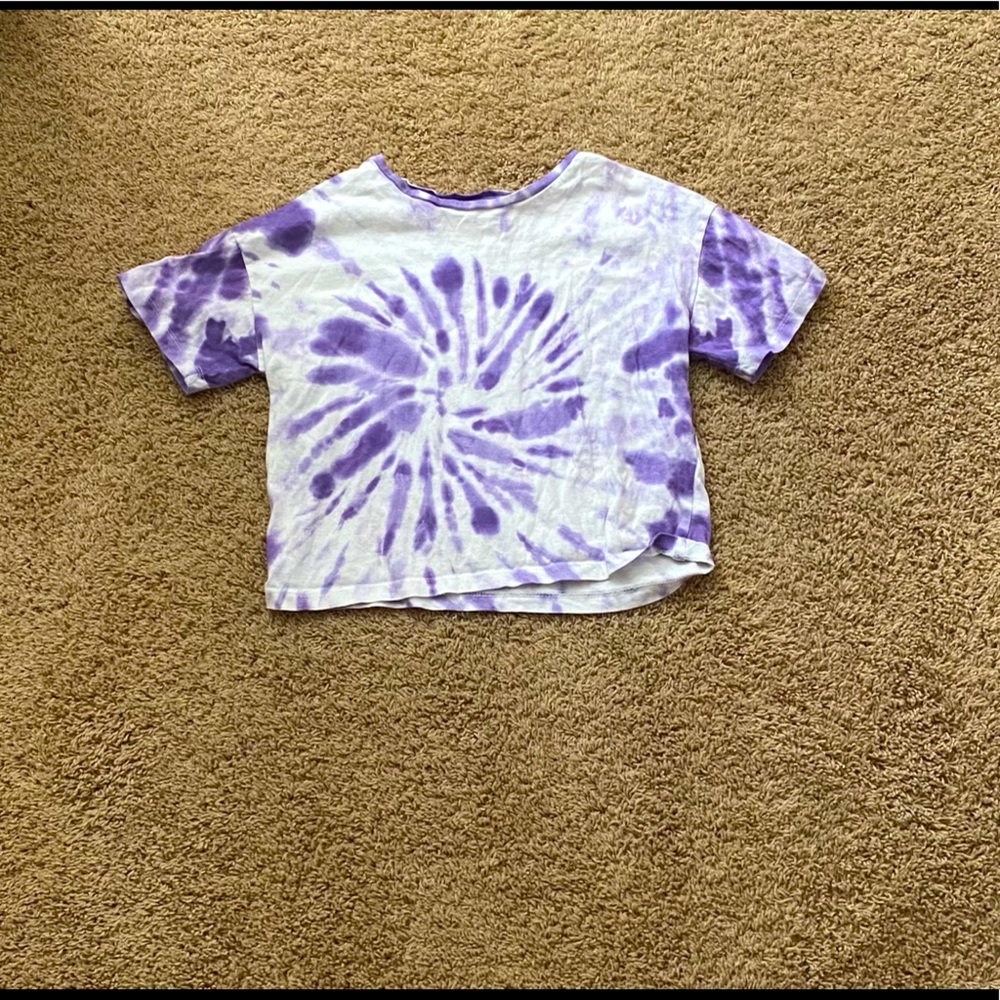 Tie-dye cropped top